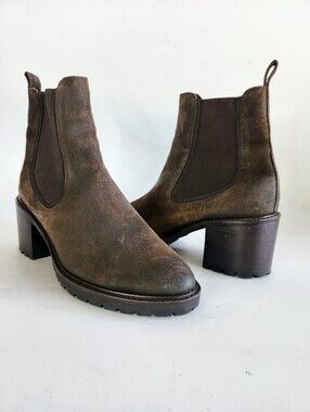 Thursday Boots: The Everyday Knockout Chelsea Boots Size 9 Dark Olive Brown